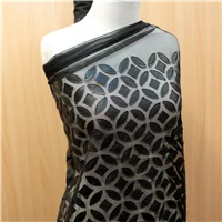 Chaos Black Mesh Imitation Leather