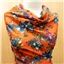Fabric Cotton Voile Orange Floral - photo 2
