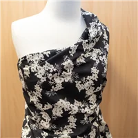 Fabric Bastille Cotton Black