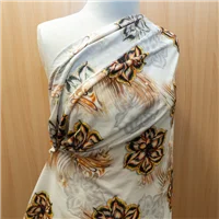Fabric Printed Rayon W 2495 Colour 1