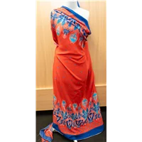 Fabric Sophie Red Border