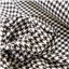 Fabric Wool Poly Dark Chocolate White Houndstooth - photo 2