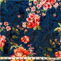 Fabric W2546 1 Printed Velvet