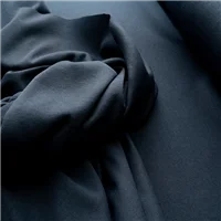 Fabric Interlock Knit Poly Cotton Navy