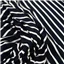 Fabric Snap Stripe Navy White
