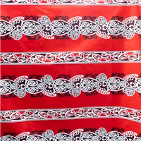 Fabric Pacific Print Red