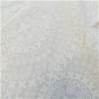 Fabric Printed Poplin White