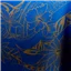 Fabric Printed Stretch Royal Gold - photo 2
