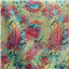 Fabric Tapa 190 Teal Orange Red - photo 1