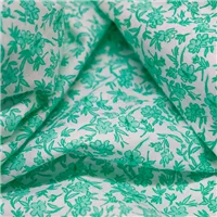Fabric Eden Voile Floral Mint