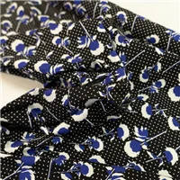 Fabric Ete Printed Black